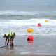 Laying an undersea cable in Spain, one of the 600,000-plus miles of fiber optic submarine cables.